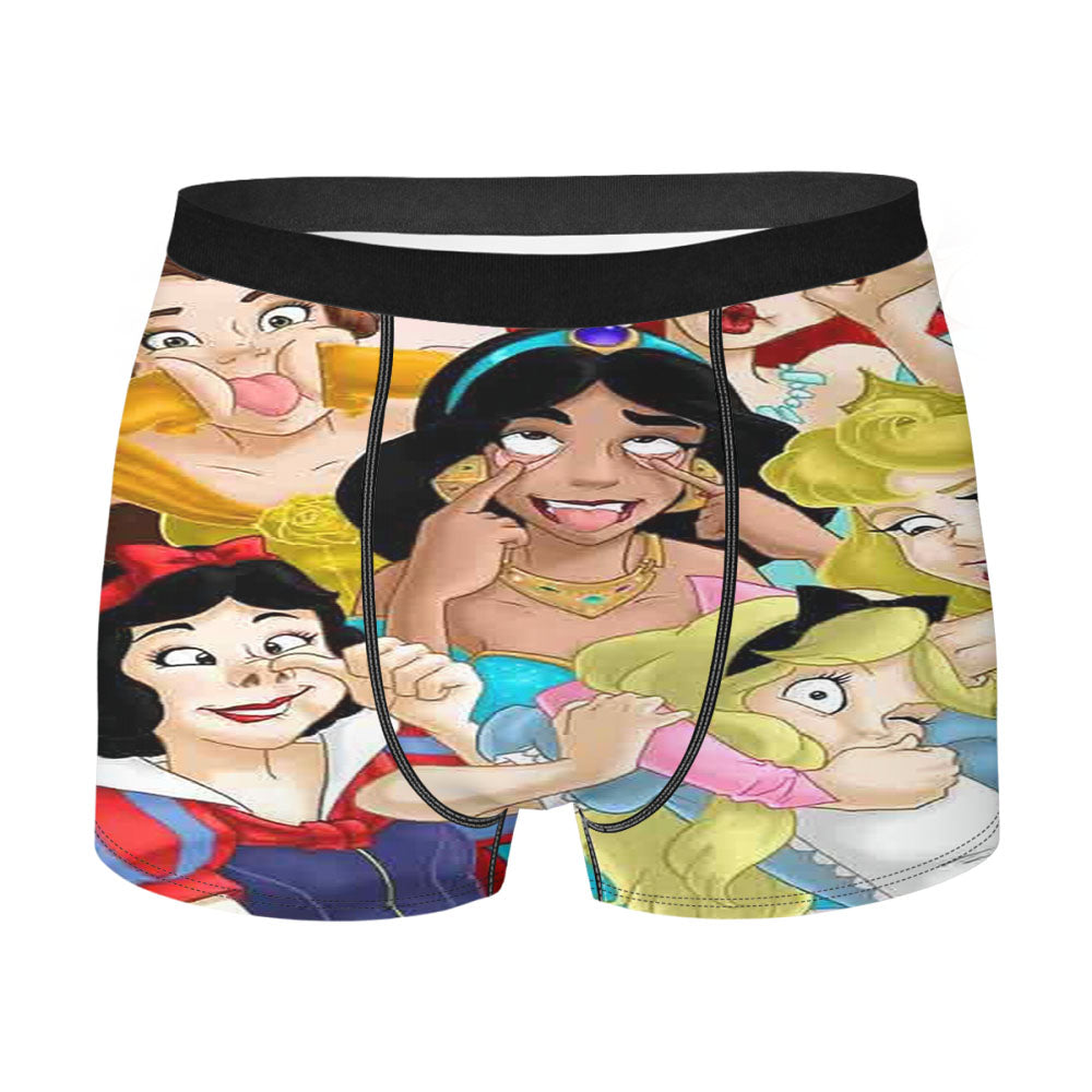 Disney Princess Silly Faces Men'S Boxer Briefs