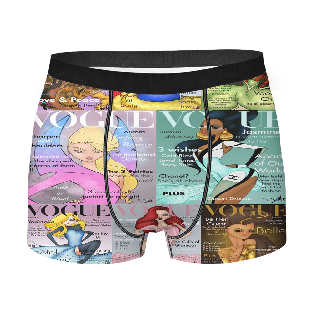 Disney Princess Vogue Men'S Boxer Briefs