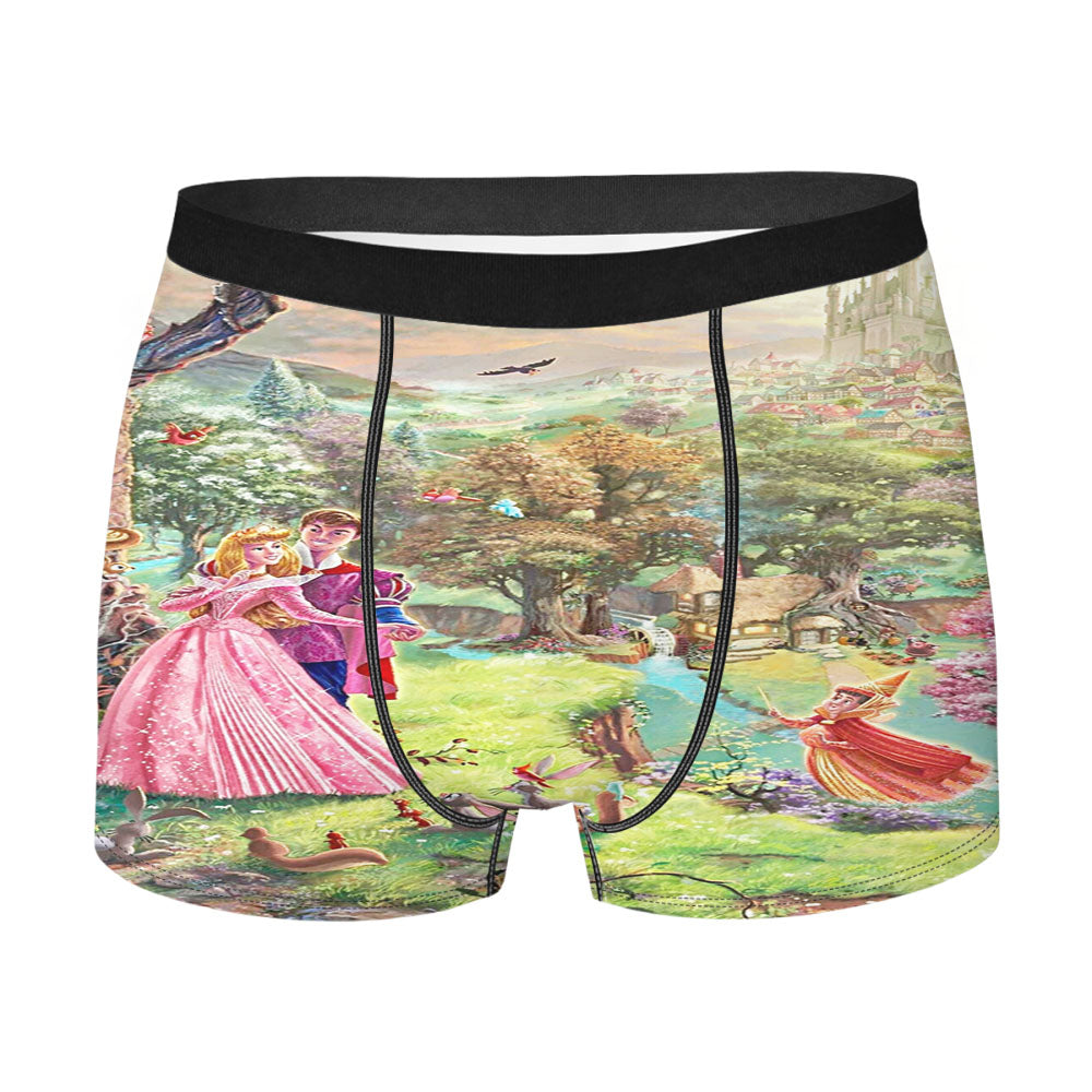Disney Sleeping Beauty Men'S Boxer Briefs