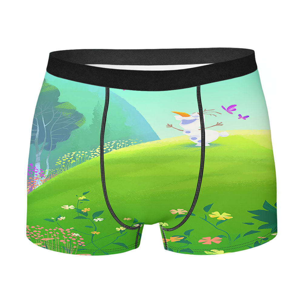 Disney Summer Frozen Olaf Men'S Boxer Briefs