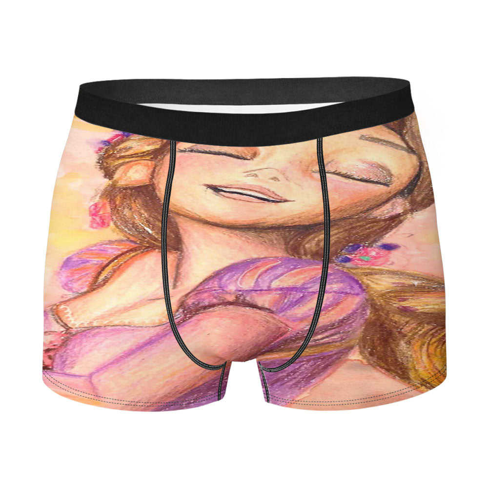 Disney Tangled Princess Rapunzel Kingdom Dance Men'S Boxer Briefs