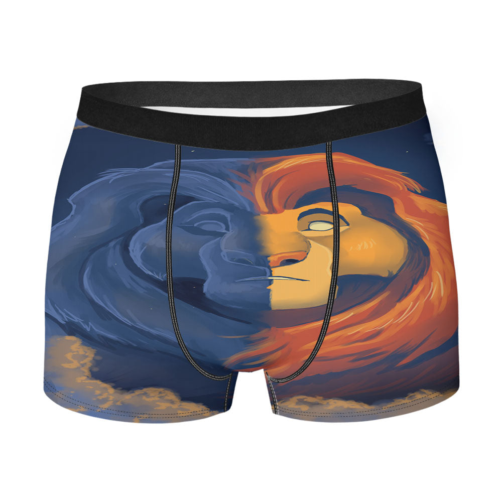 Disney The Lion King Face Men'S Boxer Briefs