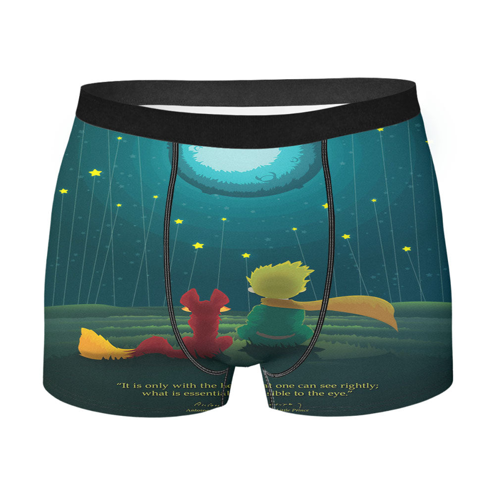 Disney The Little Prince Night Star Men'S Boxer Briefs