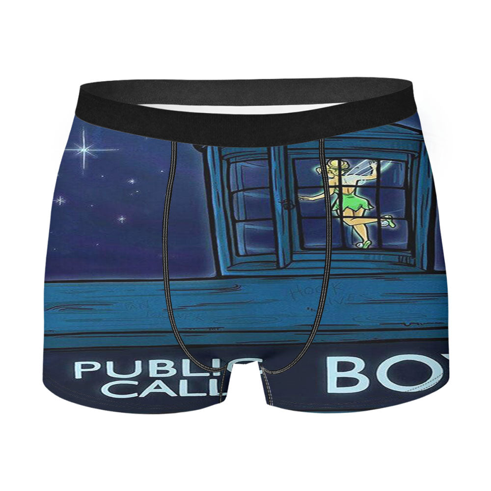 Disney Tinkerball Tardis Men'S Boxer Briefs