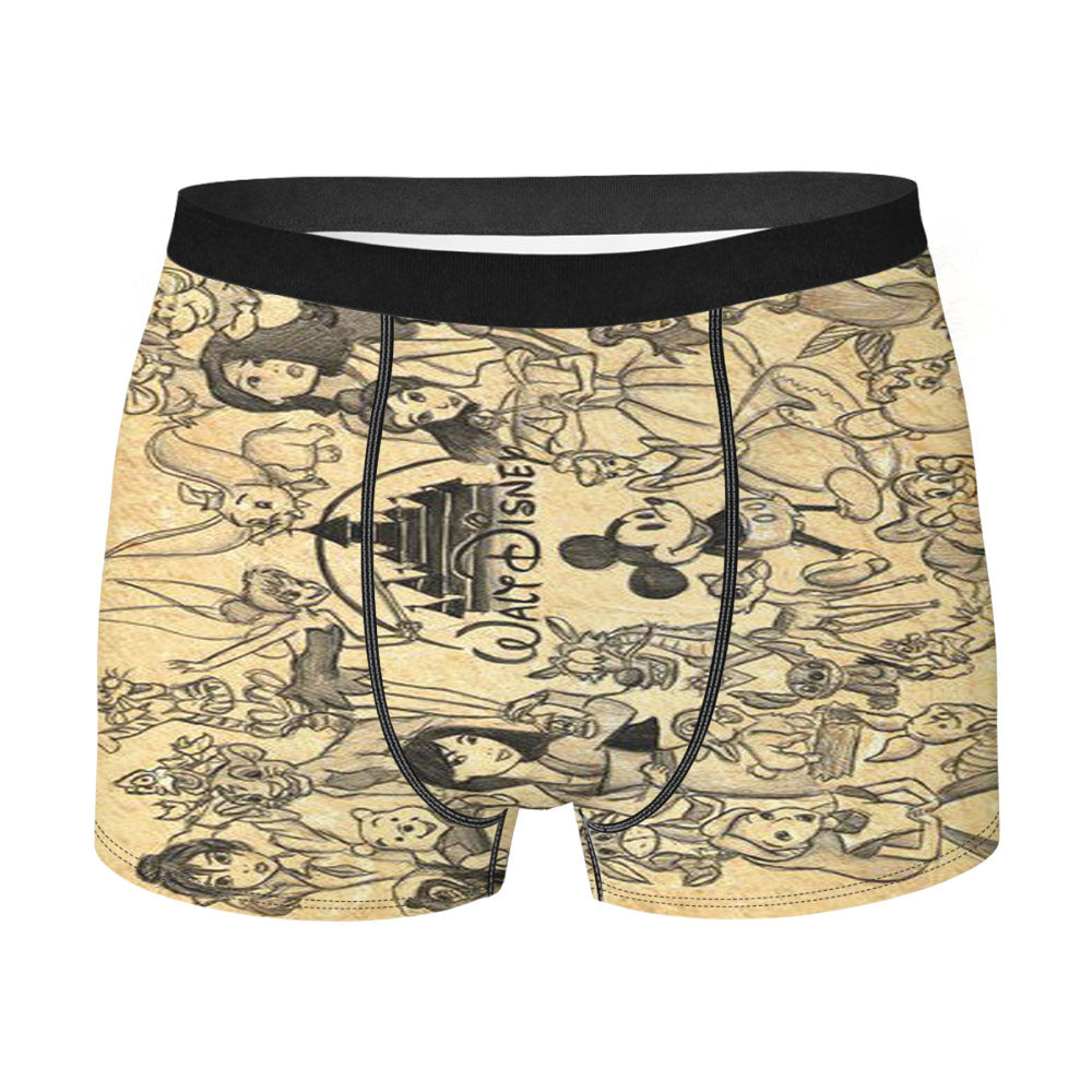 Disney Walt Men'S Boxer Briefs