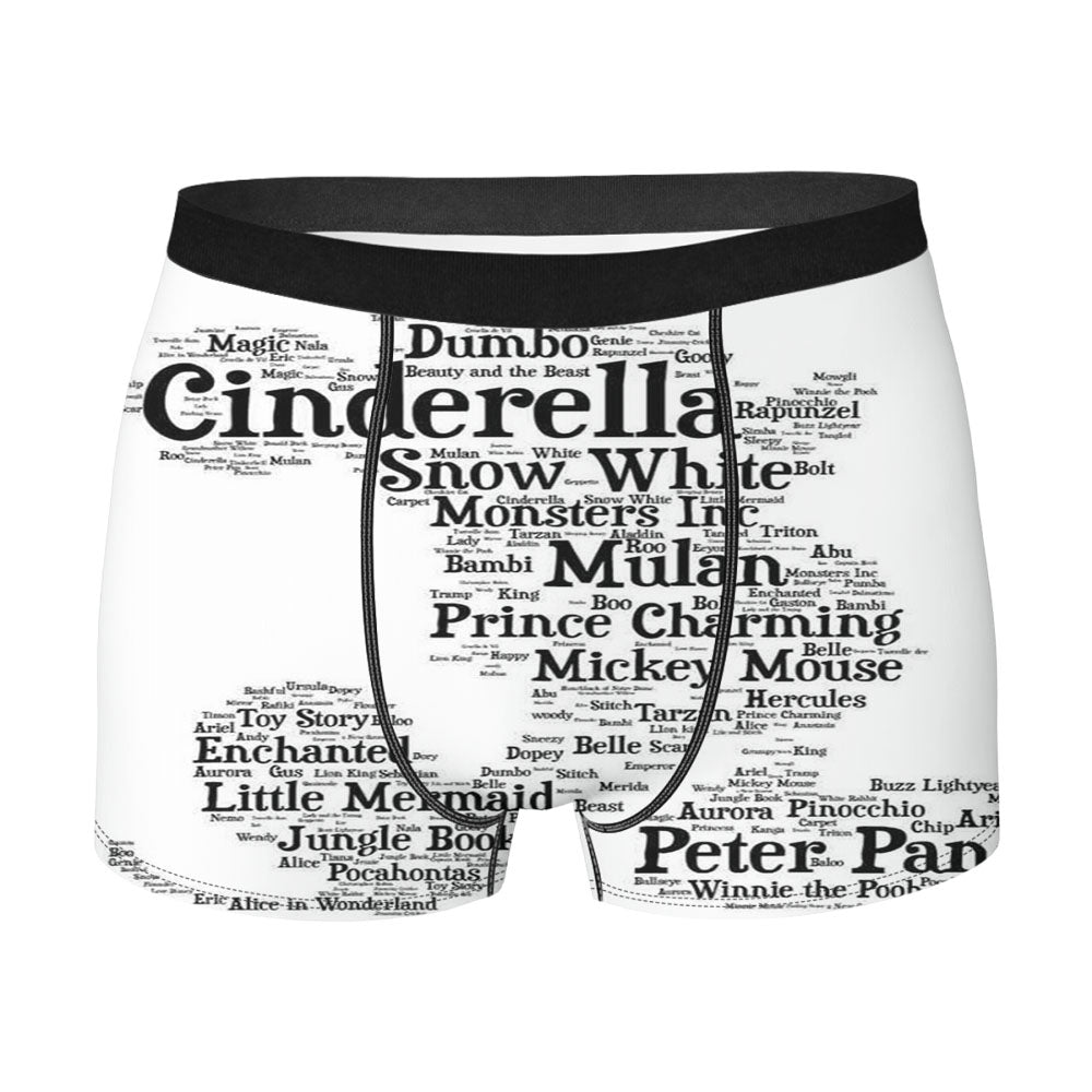 Disney Words Collage Men'S Boxer Briefs