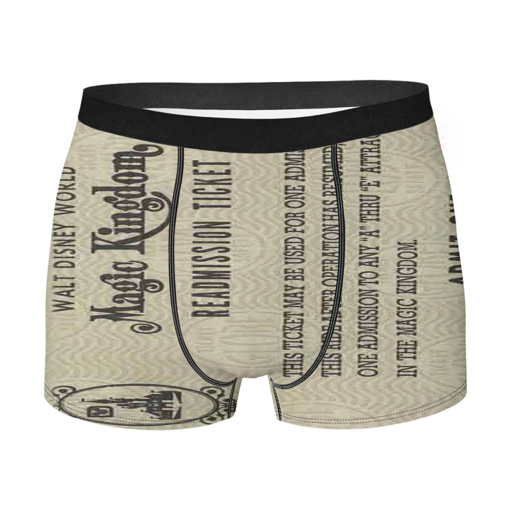 Disney World Readmission Ticket Men'S Boxer Briefs