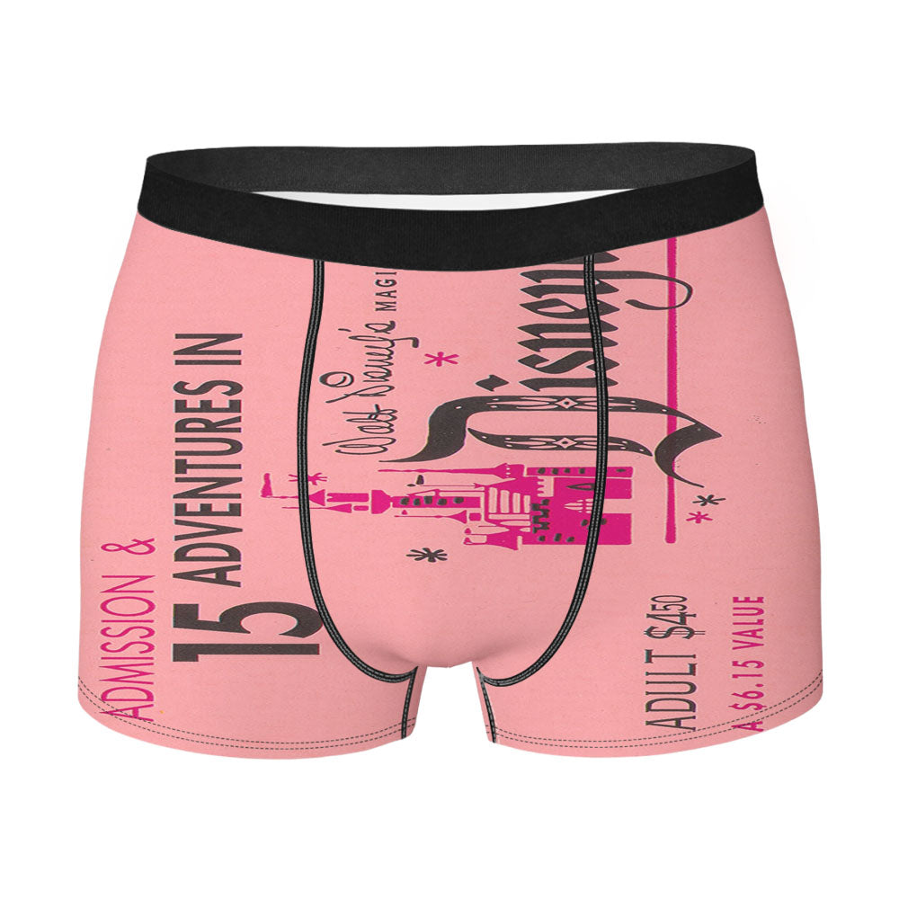 Disneyland Ticket Men'S Boxer Briefs