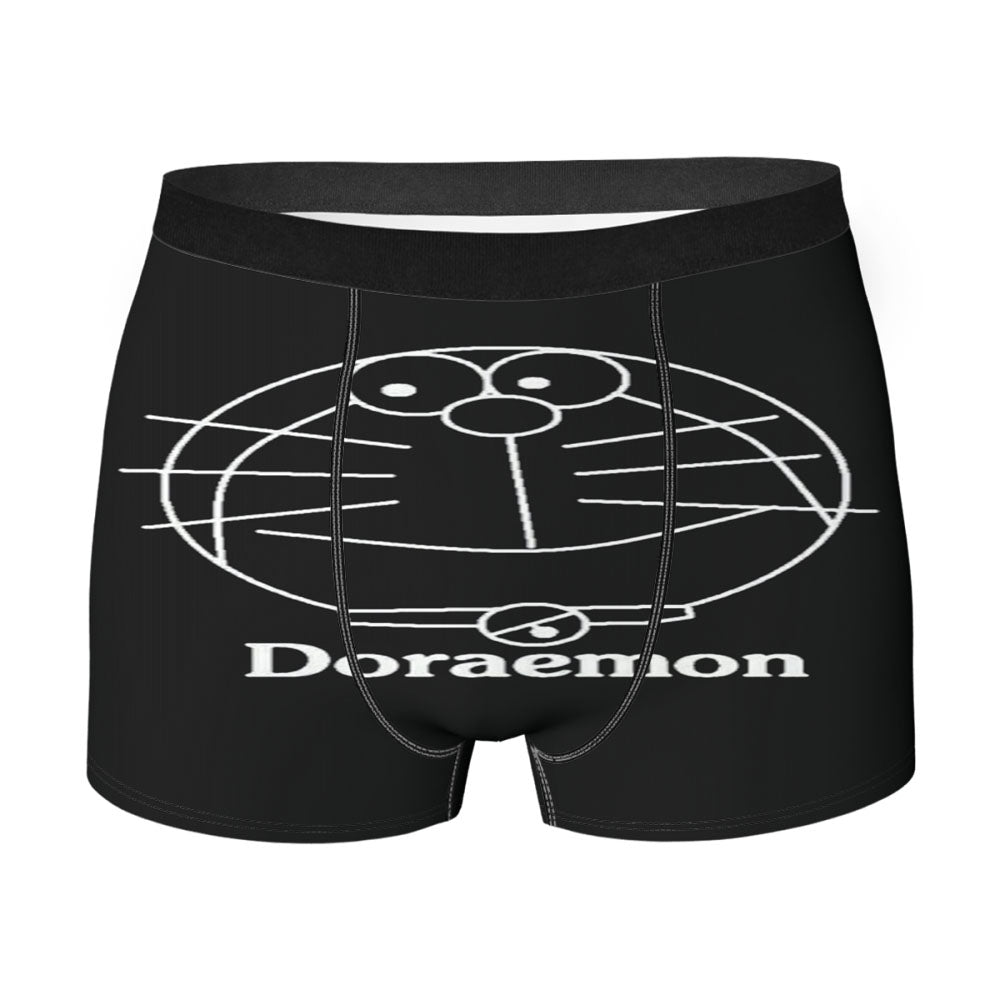 Doraemon Black Men'S Boxer Briefs