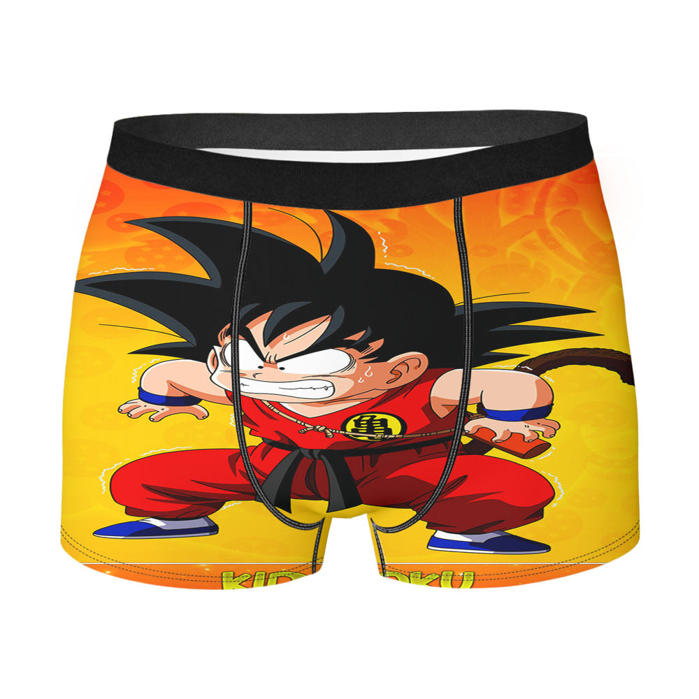 Dragon Ball Kid Goku Panic Men'S Boxer Briefs