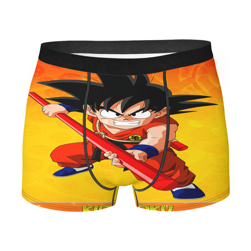 Dragon Ball Kid Goku Rage Men'S Boxer Briefs