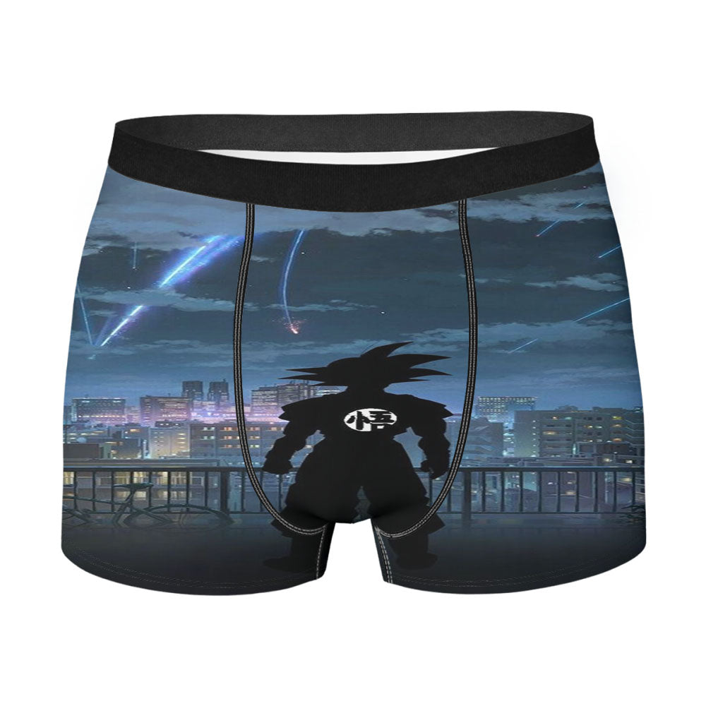 Dragon Ball Z Goku Silhouette Men'S Boxer Briefs