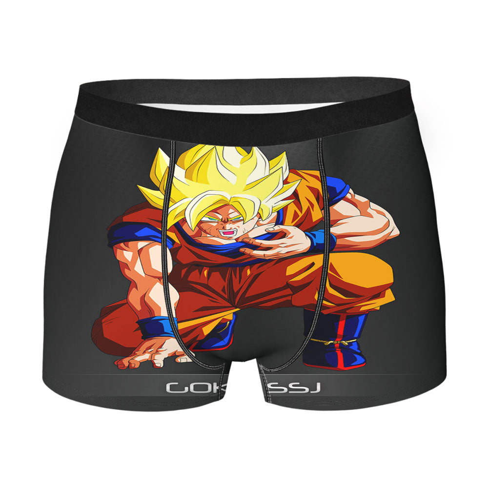 Dragon Ball Z Goku Ssj Pain Men'S Boxer Briefs
