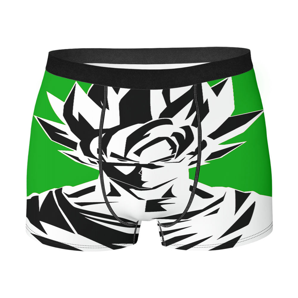 Dragonball Goku Vector Green Men'S Boxer Briefs