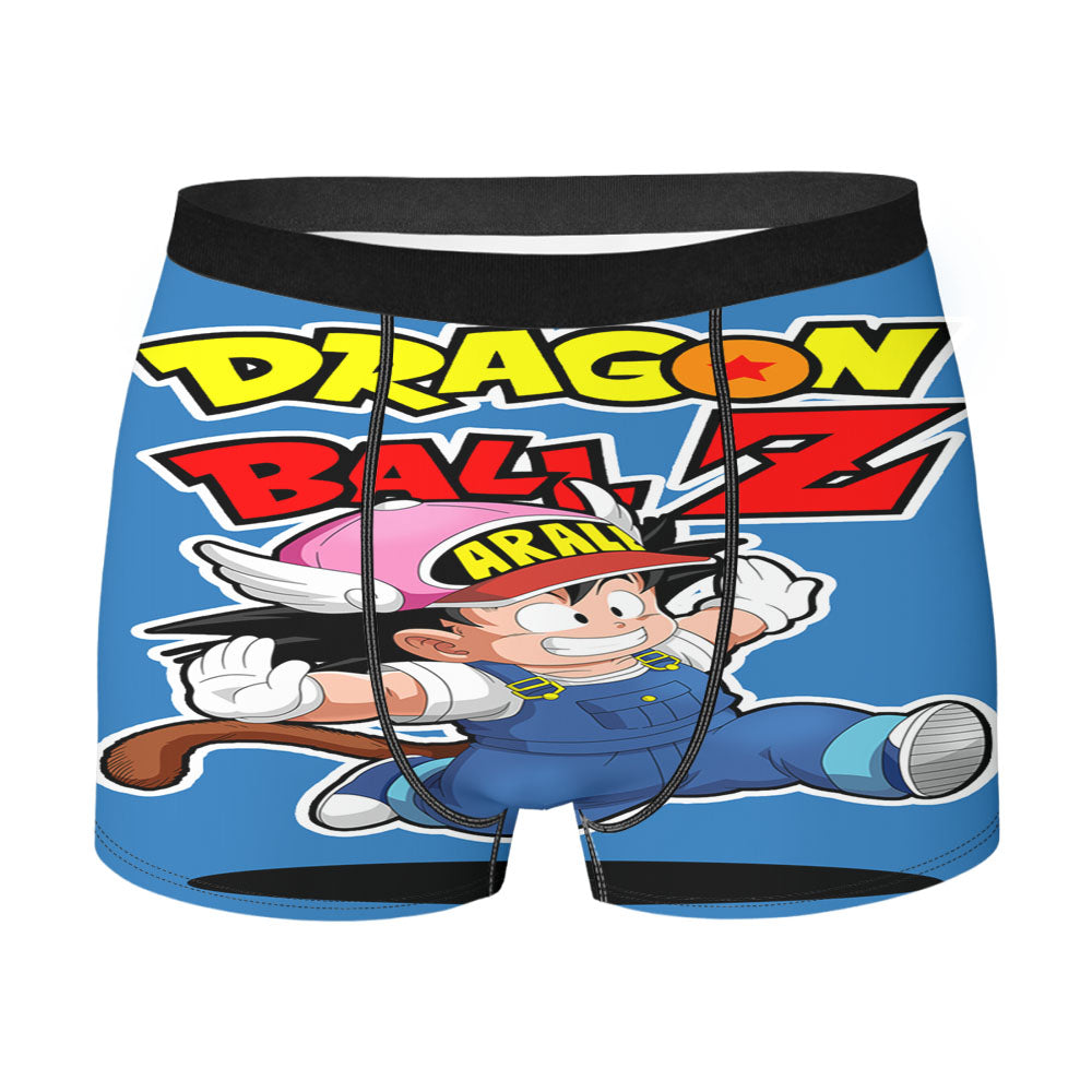 Dragonball Z Arae Happy Kid Goku Men'S Boxer Briefs