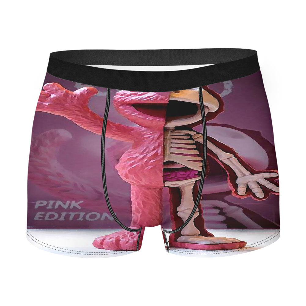 Elmo Sesame Street X Kaws Pink Edition Men'S Boxer Briefs