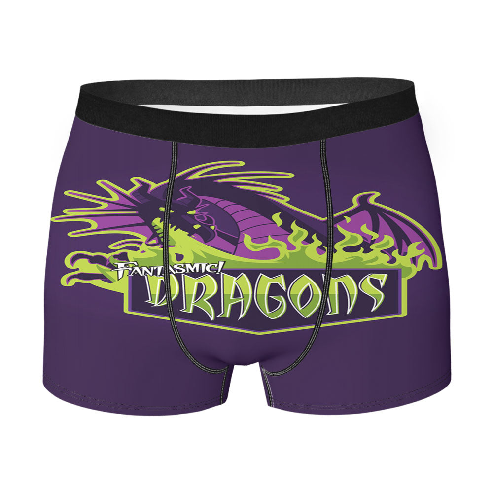 Fantasmic Dragons Disney Men'S Boxer Briefs