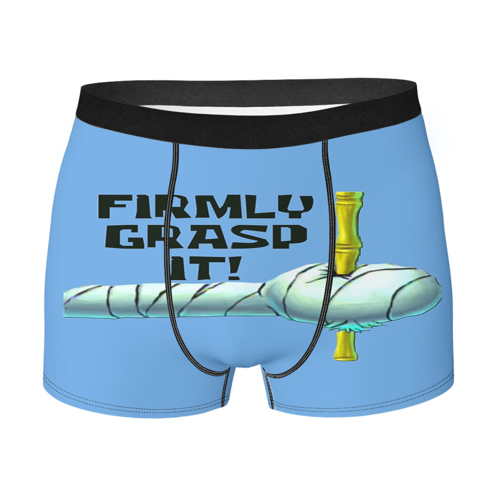 Firmly Grasp It Spongebob Men'S Boxer Briefs