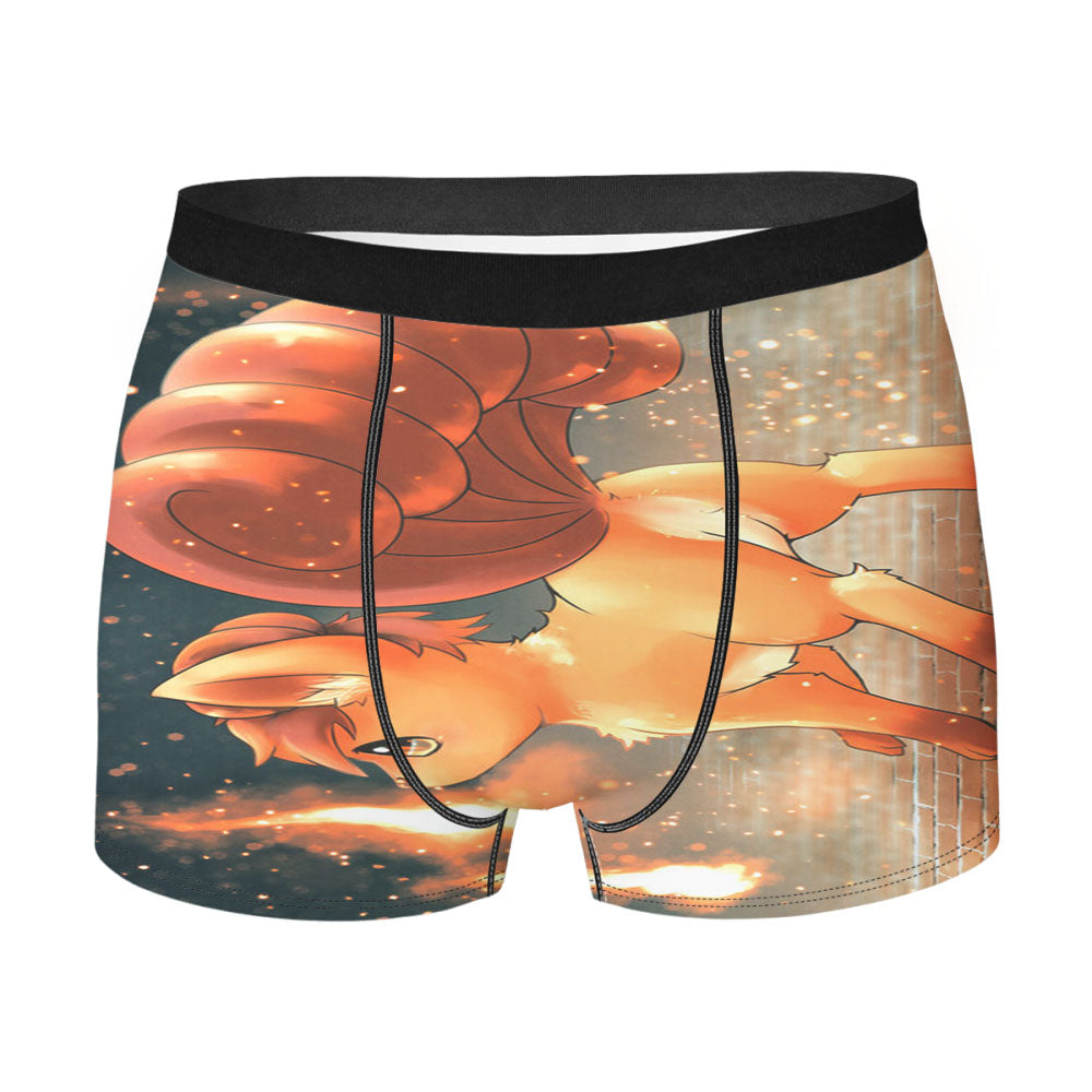 Flame Vulpix Pokemon Men'S Boxer Briefs