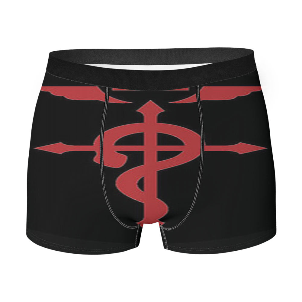 Fullmetal Alchemist Symbol Black Men'S Boxer Briefs