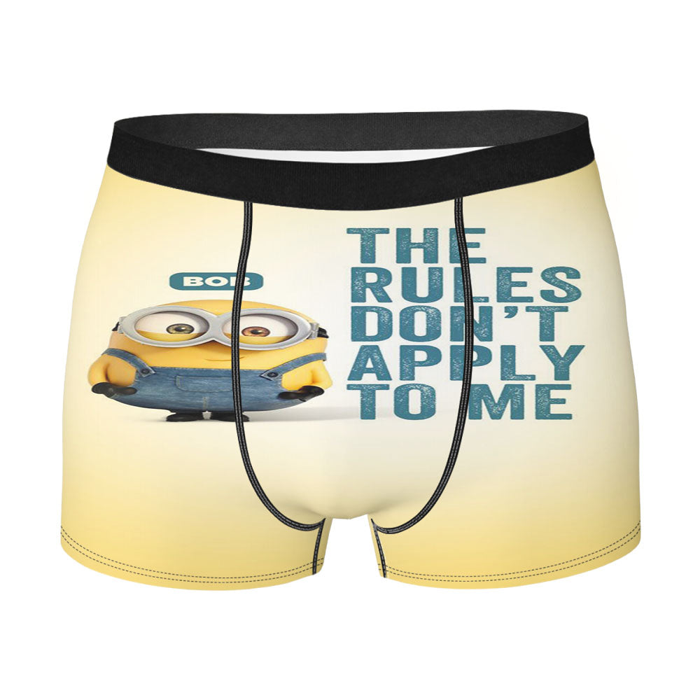 Funny Minion Bob Quote Men'S Boxer Briefs