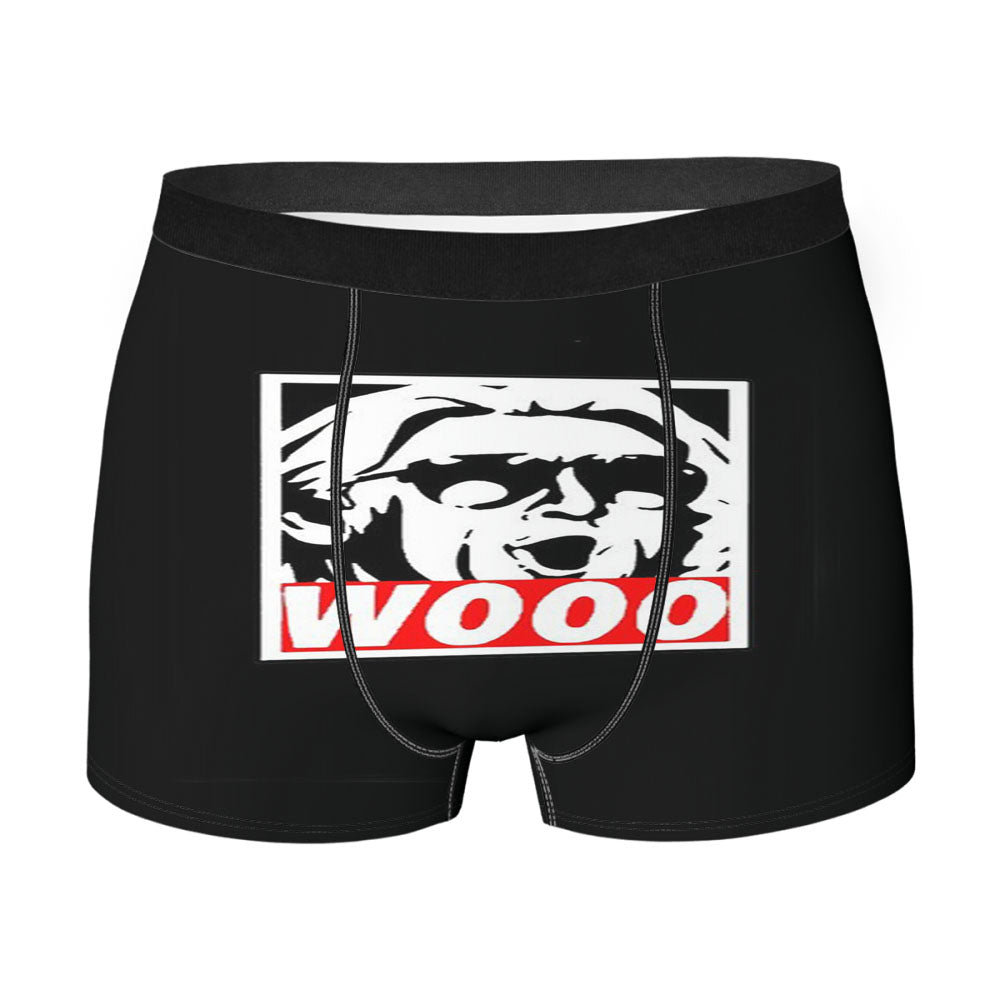 Funny Rick Flair Wooo Wrestling Wrestler Manly Classy Men'S Boxer Briefs