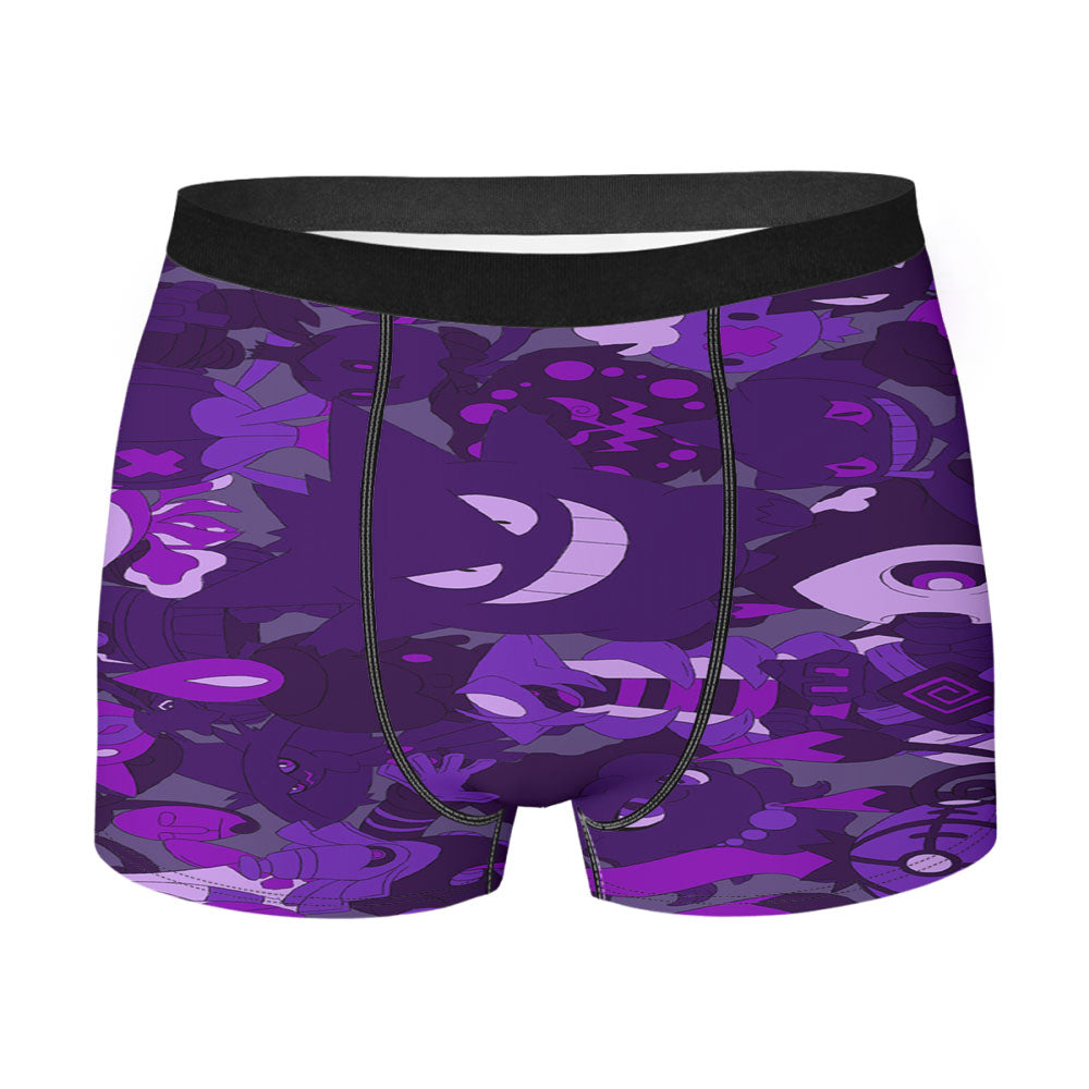 Gengar And All Character Pokemon Halloween Men'S Boxer Briefs