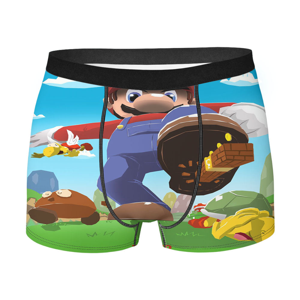 Giant Mario Men'S Boxer Briefs