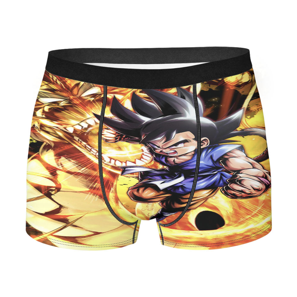 Goku And Golden Shenron Men'S Boxer Briefs