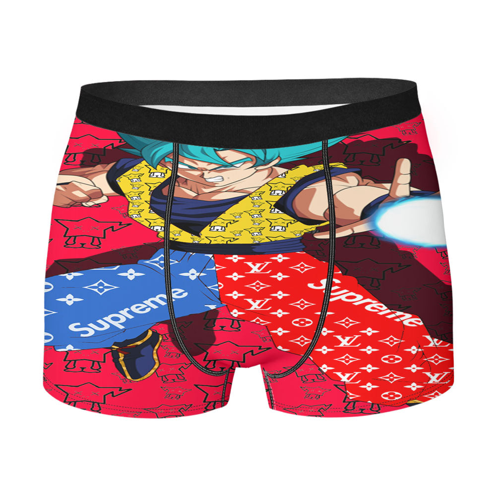 Goku Hype Pattern Men'S Boxer Briefs