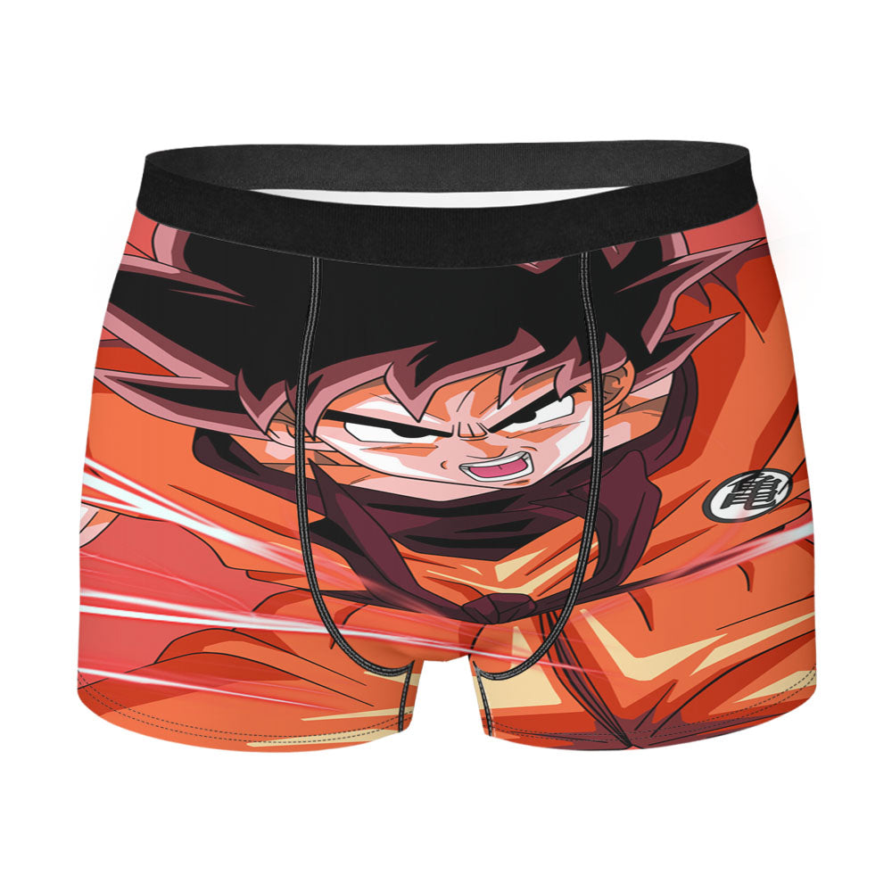 Goku Is Angry Men'S Boxer Briefs