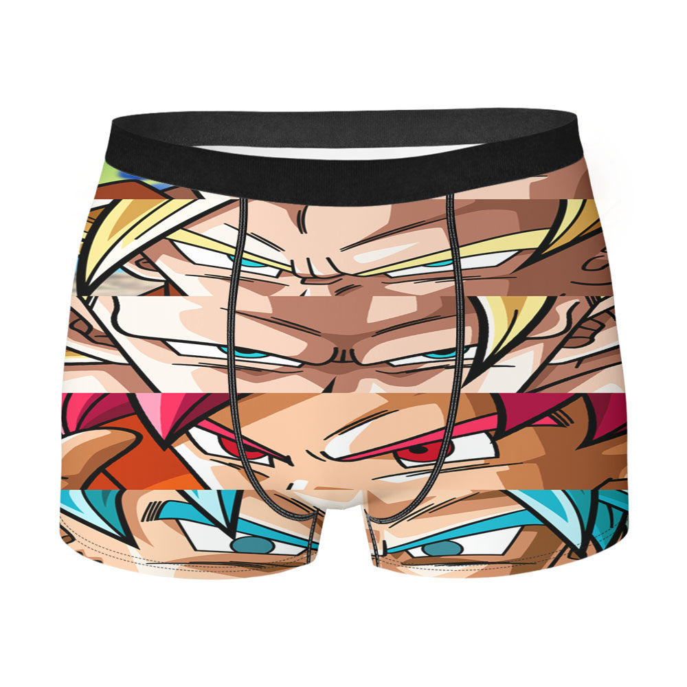 Goku Kakaroto Transform To Saiyan Men'S Boxer Briefs