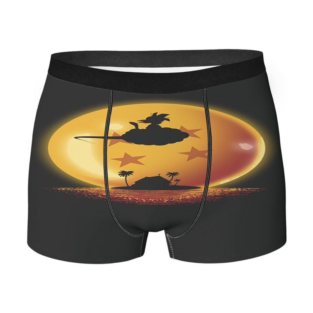 Goku Nimbus Kame House Dragon Ball Night Men'S Boxer Briefs