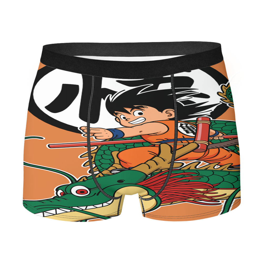 Goku With Senlong Men'S Boxer Briefs