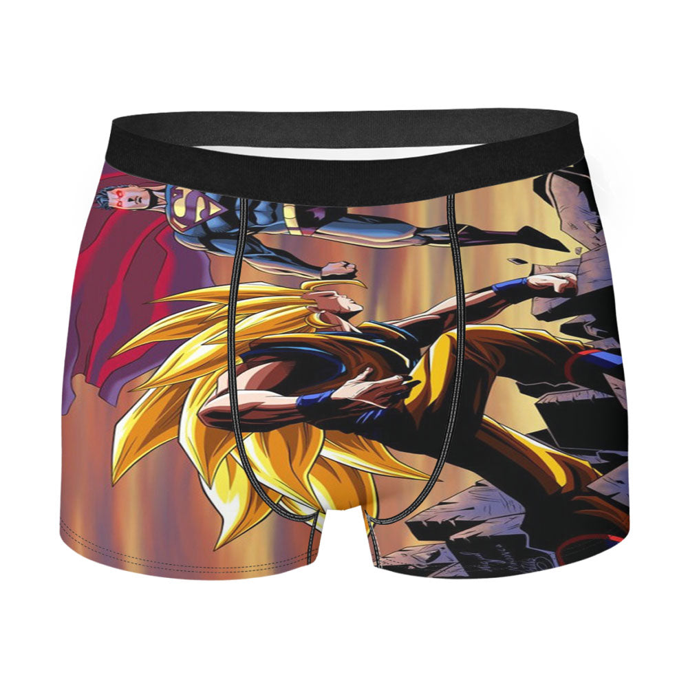 Goku X Superman Artwork Men'S Boxer Briefs