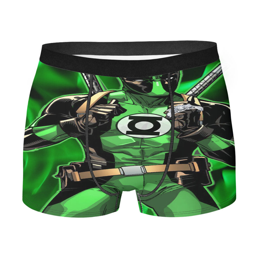 Green Lantern Dc Comics Superhero Deadpool Men'S Boxer Briefs