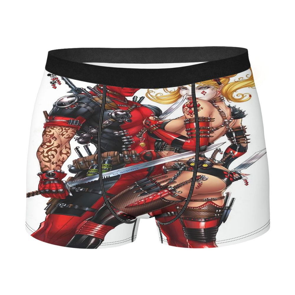 Harley Quinn And Deadpool Men'S Boxer Briefs