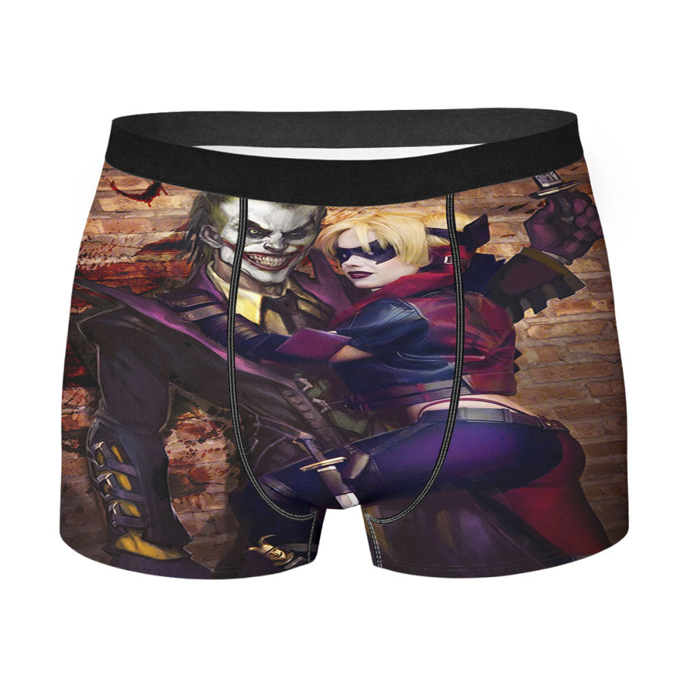 Harley Quinn With Joker Men'S Boxer Briefs