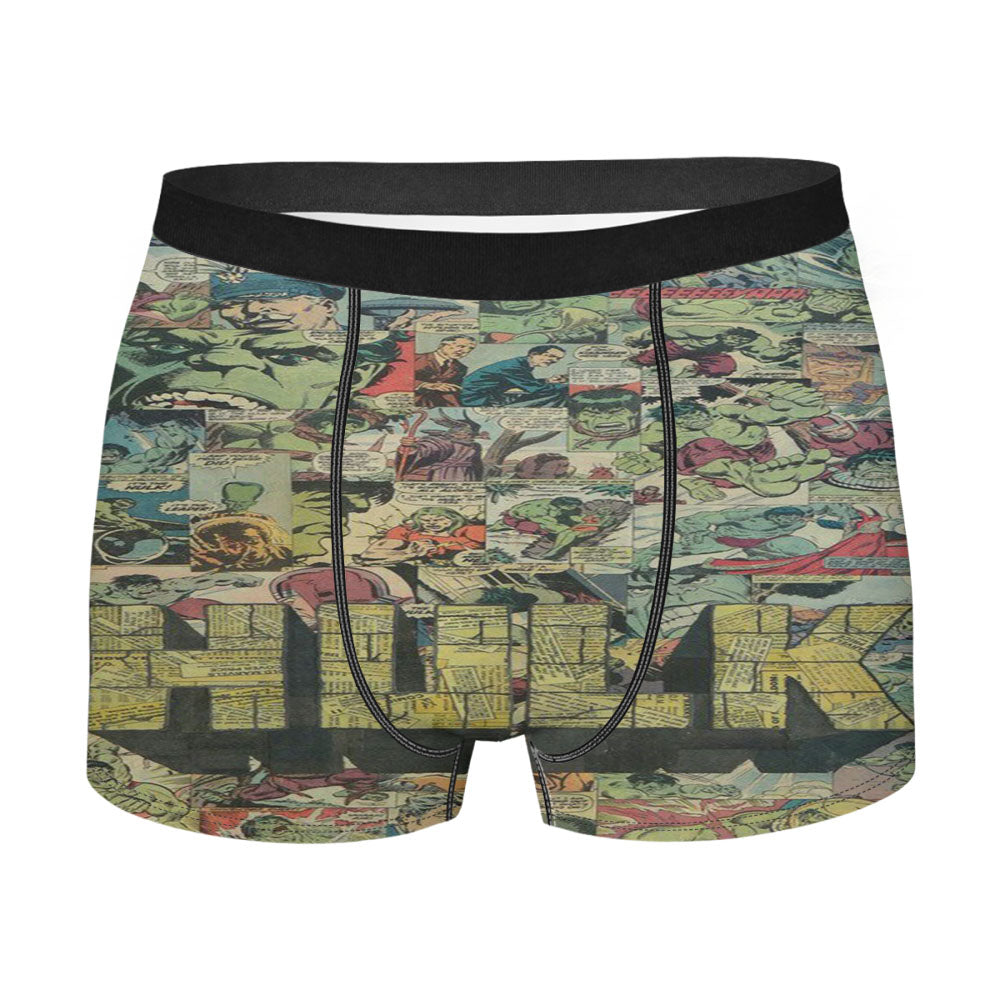 Hulk Comic Collection Men'S Boxer Briefs