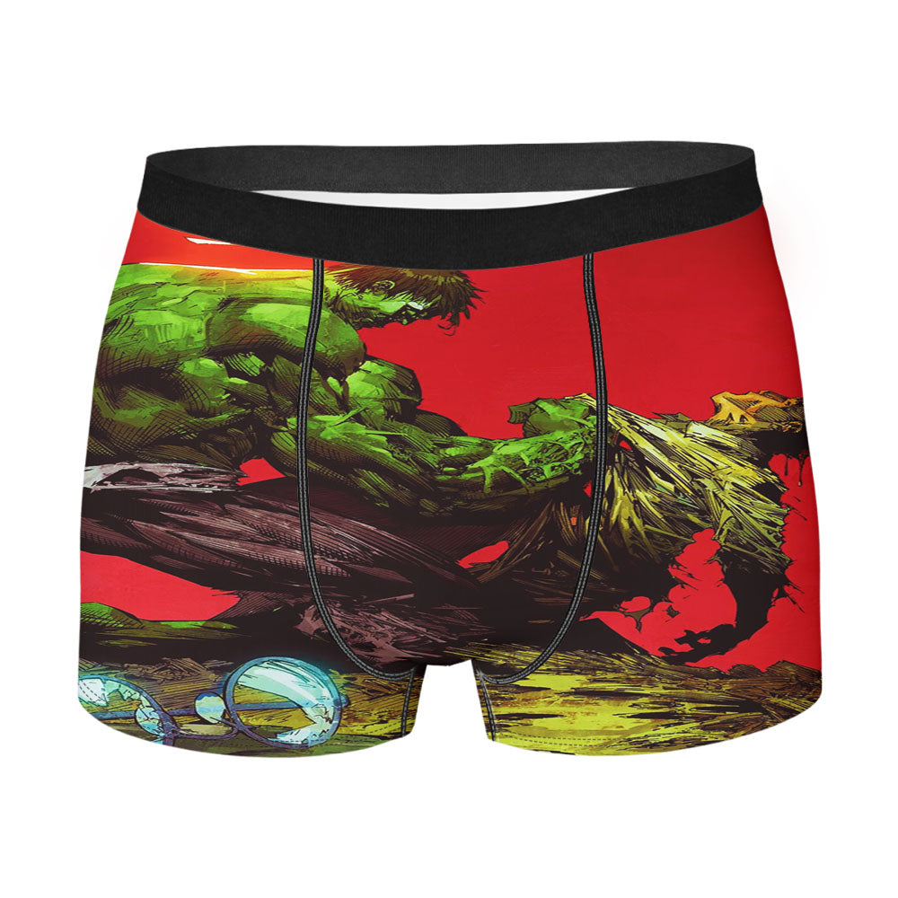 Hulk Rage Comic Men'S Boxer Briefs