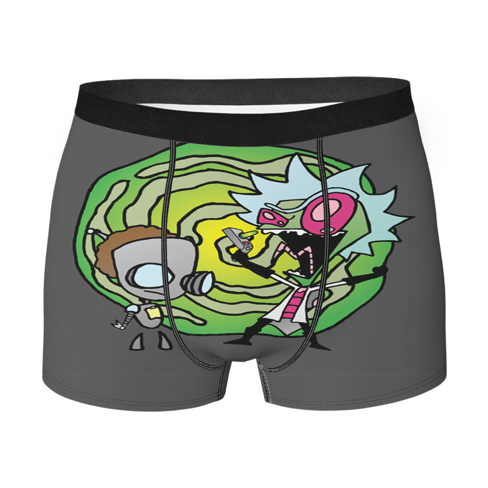 Invader Rick Men'S Boxer Briefs