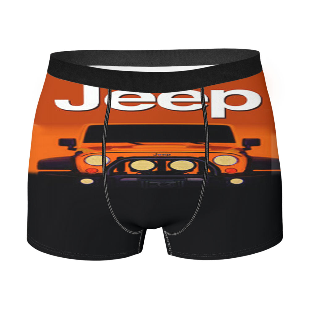 Jeep Wrangler Logo Automotive Adventure Men'S Boxer Briefs