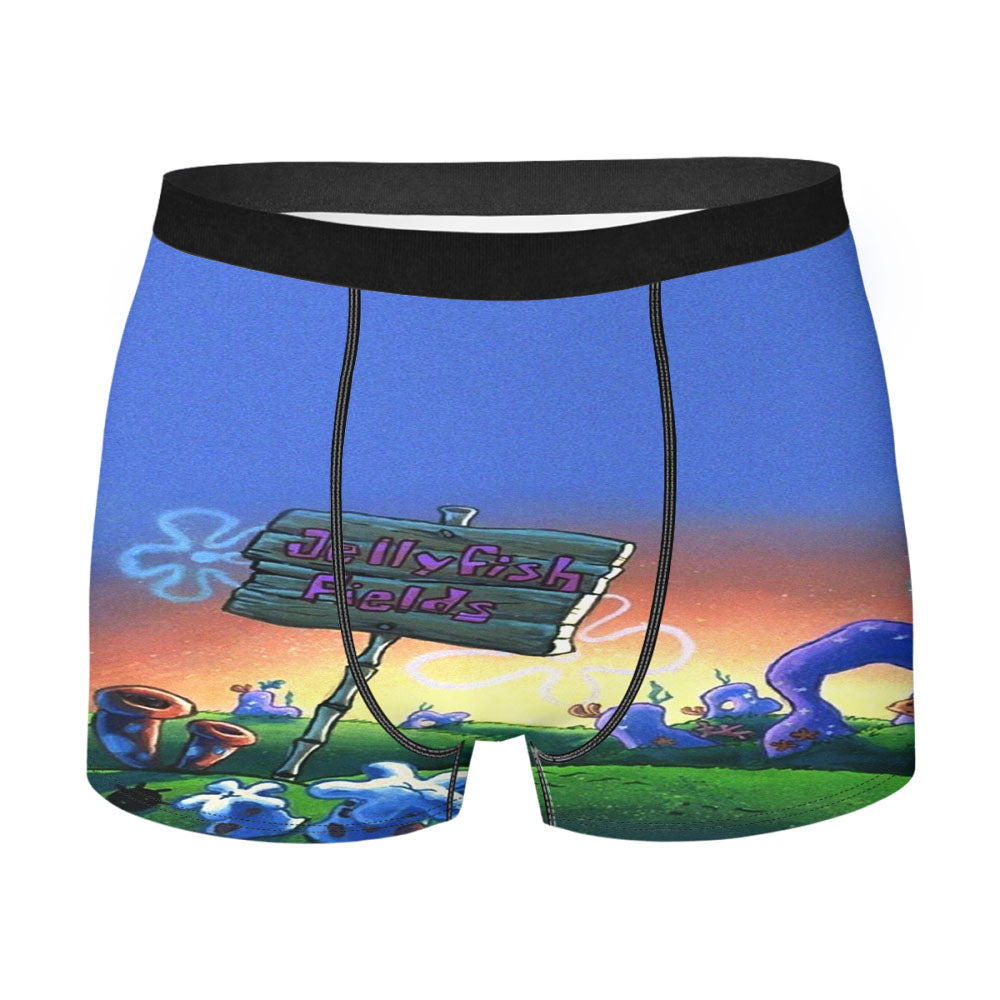 Jellyfish Fields Spongebob Men'S Boxer Briefs