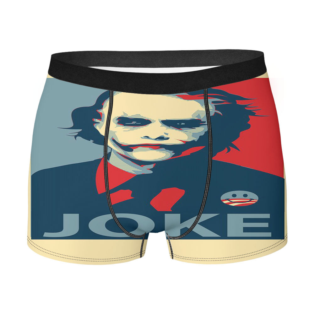 Joke Joker Pop Art Stencil Style Men'S Boxer Briefs