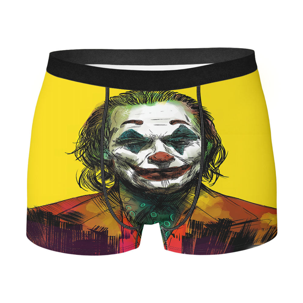 Joker 2019 Poster Joaquin Phoenix Yellow Men'S Boxer Briefs