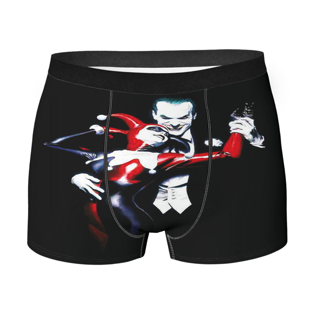 Joker And Harley Quinn Dark Men'S Boxer Briefs