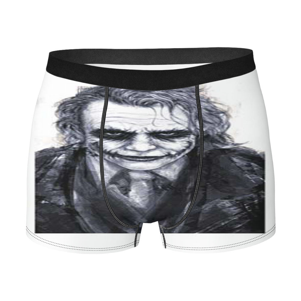 Joker Drawing Serious Face Men'S Boxer Briefs
