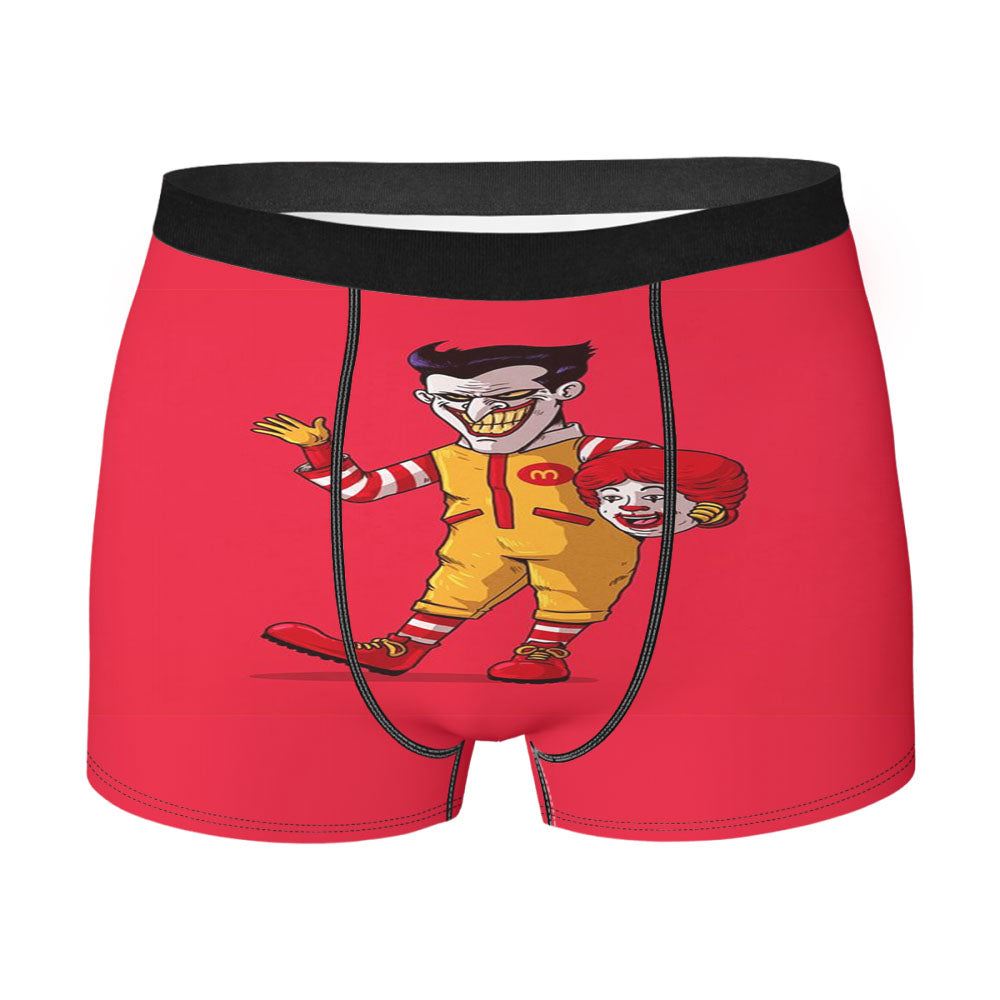 Joker Mcdonald Clown Custom Men'S Boxer Briefs