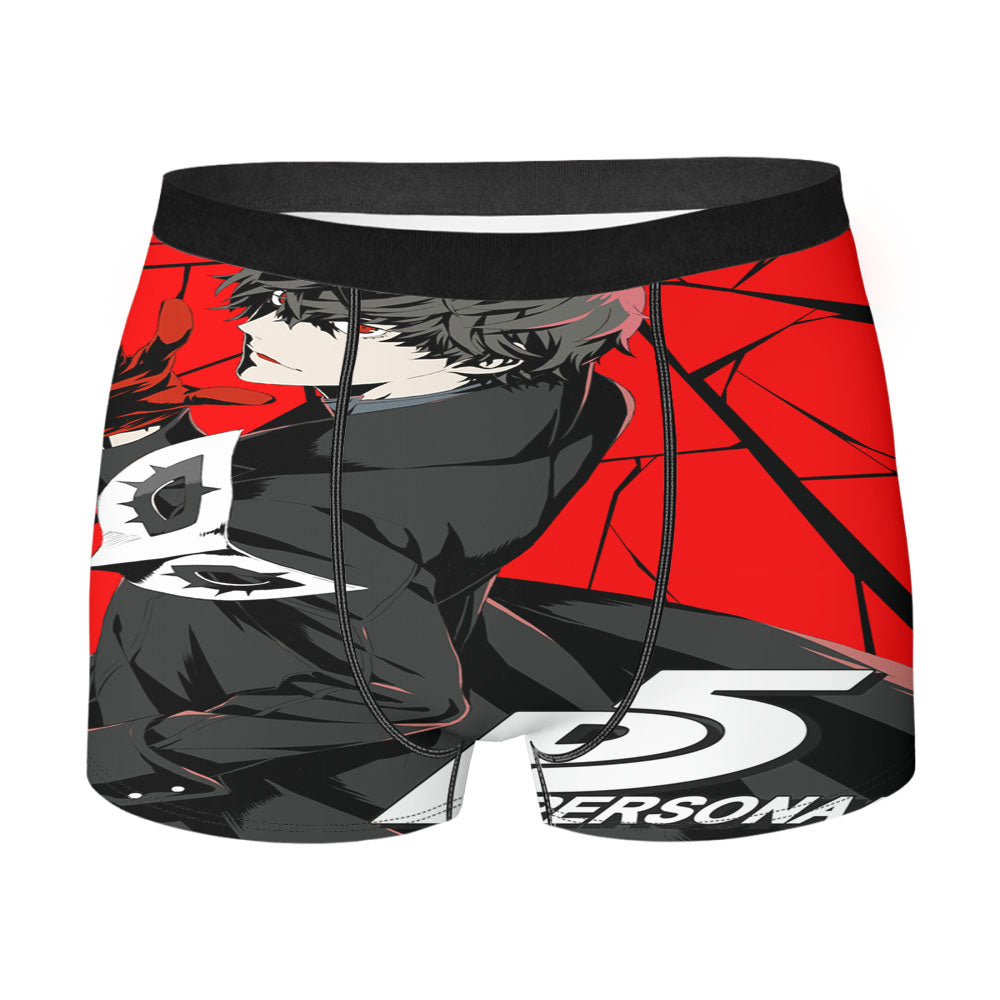 Joker Persona Five Red Glass Men'S Boxer Briefs