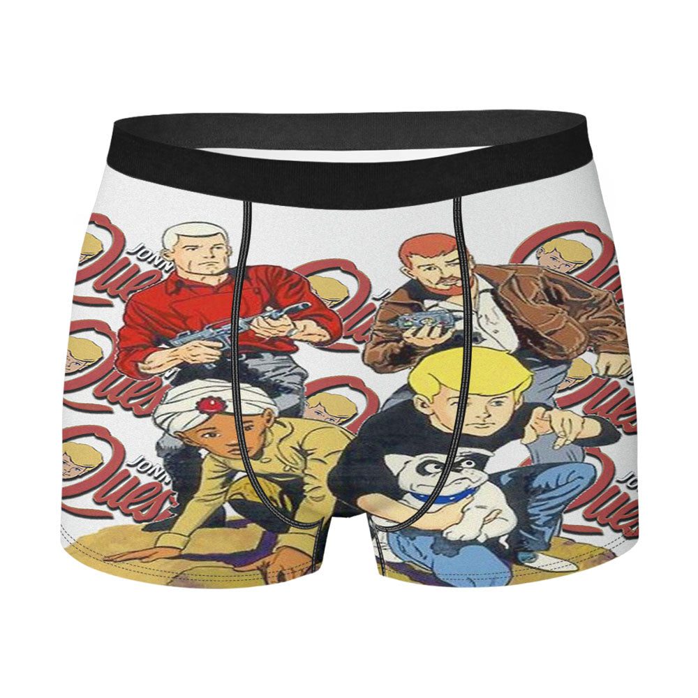 Jonny Quest Vintage Comic Noise Men'S Boxer Briefs